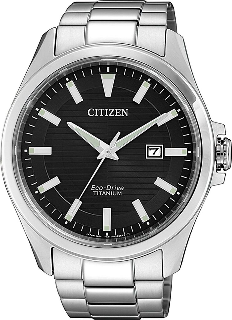 Citizen BM7470-84E Eco-Drive Titanium Herrenuhr 43mm 10ATM