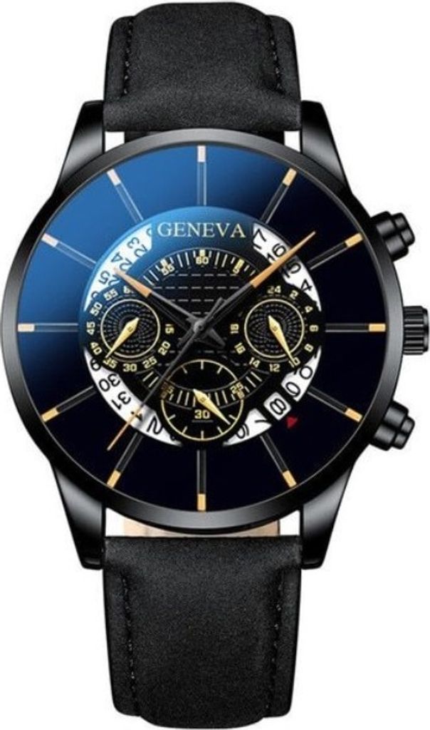 BR-23744 Herrenuhr Schwarz – Stilvoll und Elegant KP23744 Produktbild 