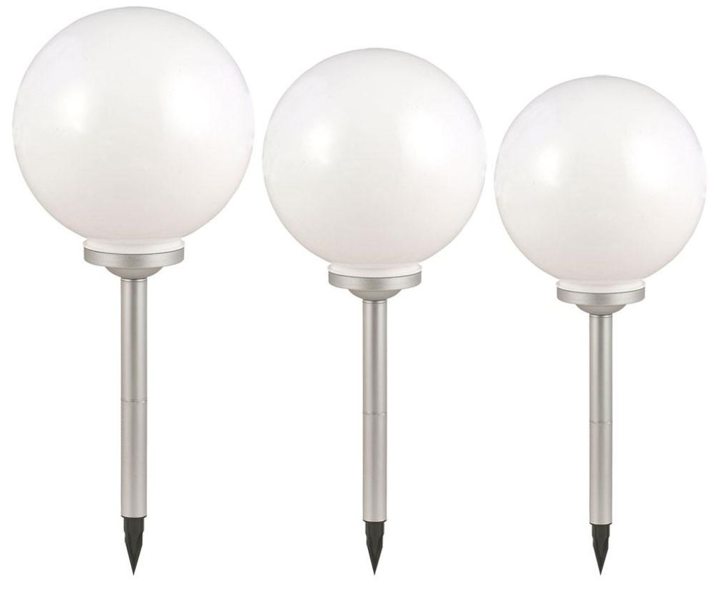 zestaw 3 lamp solarnych LED do użytku zewnętrznego Zdjęcie produktu 
