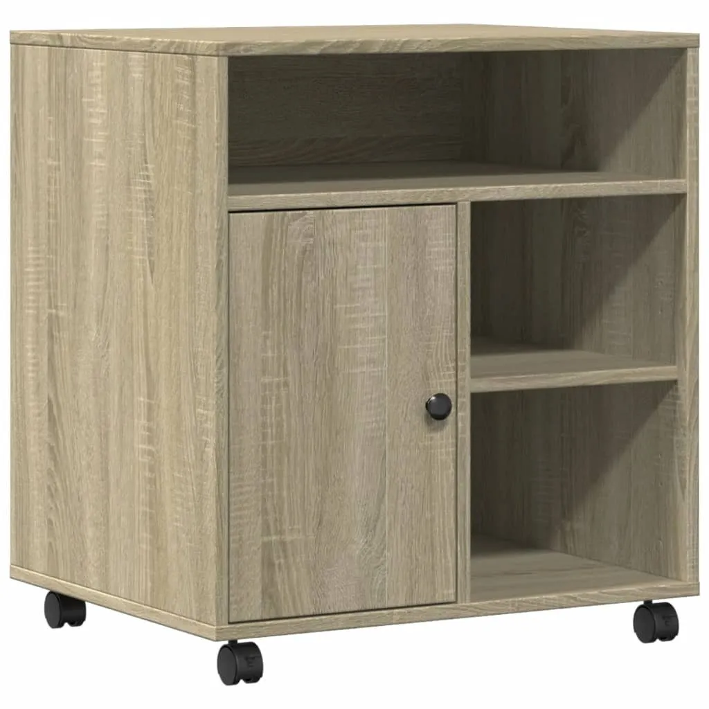 Supporto Stampante vidaXL 60x50x67 cm - Rovere Sonoma - Mobile