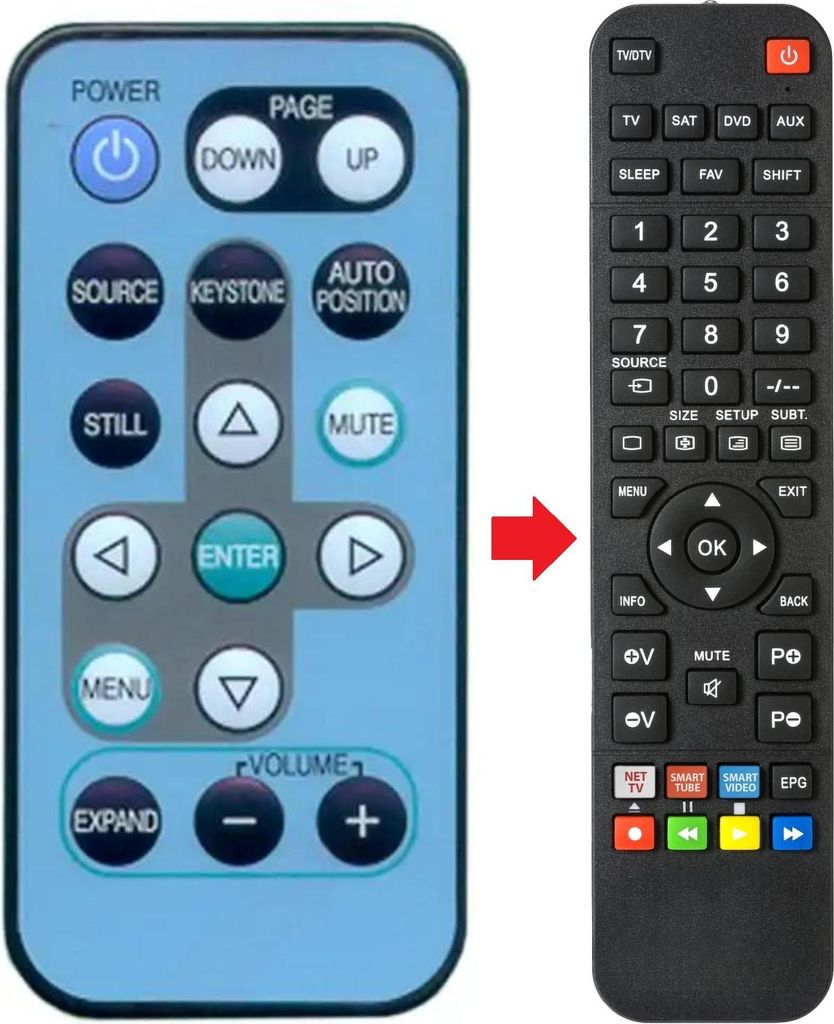 Fernbedienung geeignet für MITSUBISHI XL8U