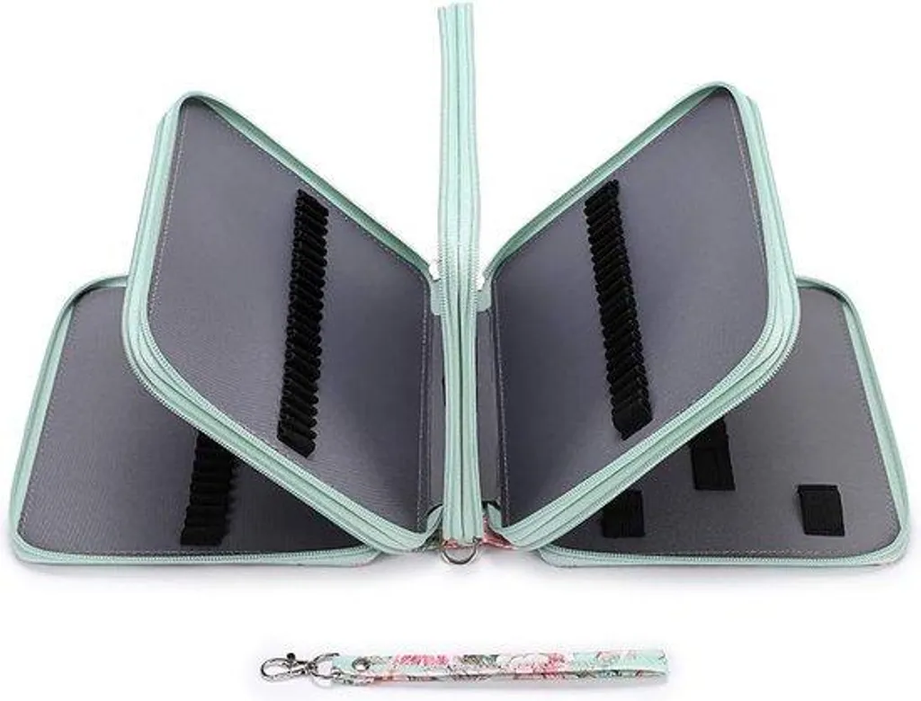 Trousse 160 compartiments en rose, rangement multicouche de qualité