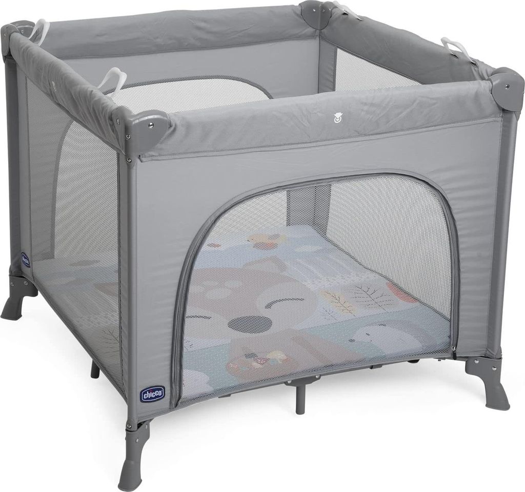 Chicco - Open Box Laufstall, Reisebett für Babys und Kleinkinder - Beige