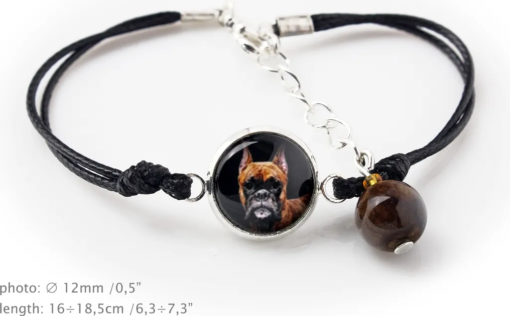 Set Gioielli Boxer Tedesco III Art-Dog - Personalizzato con Tua Foto