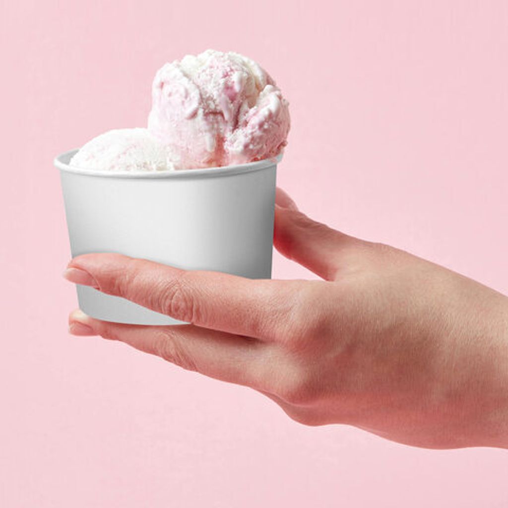 Eisbecher Aus Papier – Braun/weiß, 125 Ml Oder 250 Ml, Inkl. Bambus-Eislöffel Aus Bio-Komposit Eisbecher Papier Braun Weiß