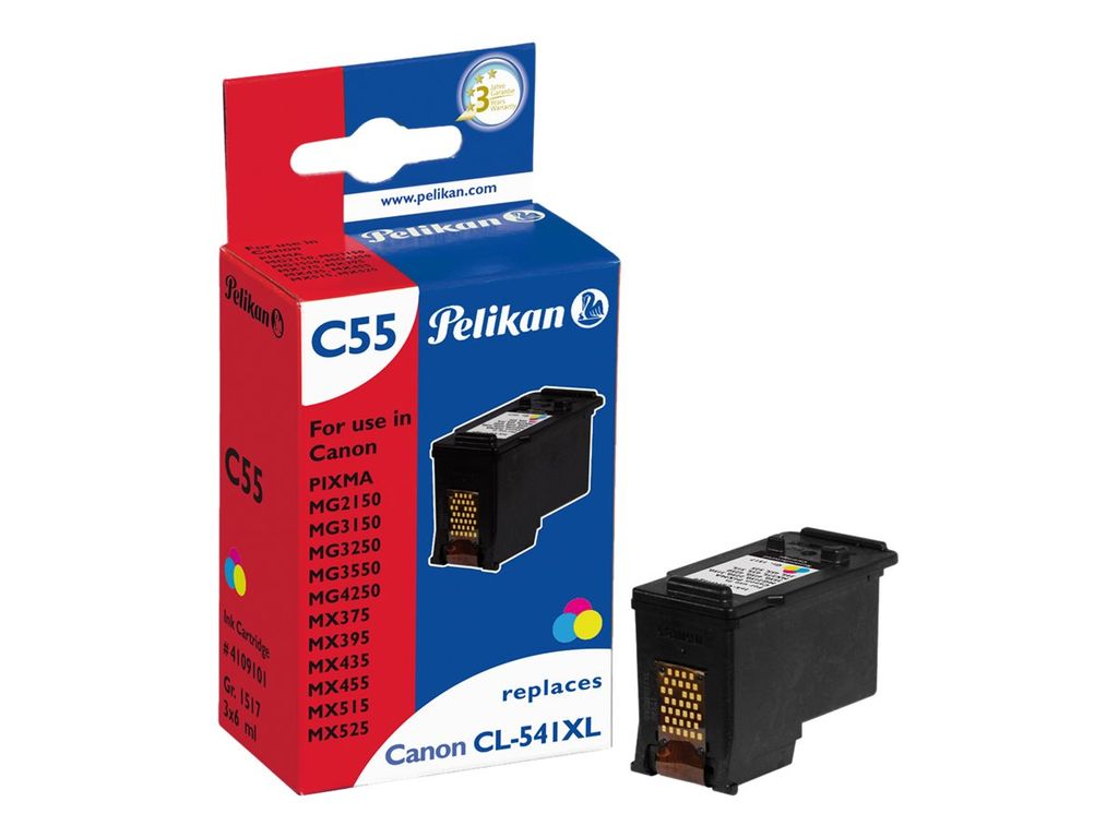 Pelikan wiederbefüllte Tinte 4109101 ersetzt Canon CL-541XL farbig