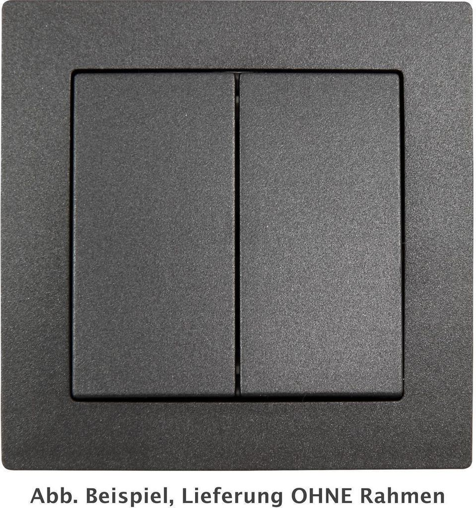 Serien-Schalter McPower "Flair", 2-fach, 250V/10A, UP, Produktbild 
