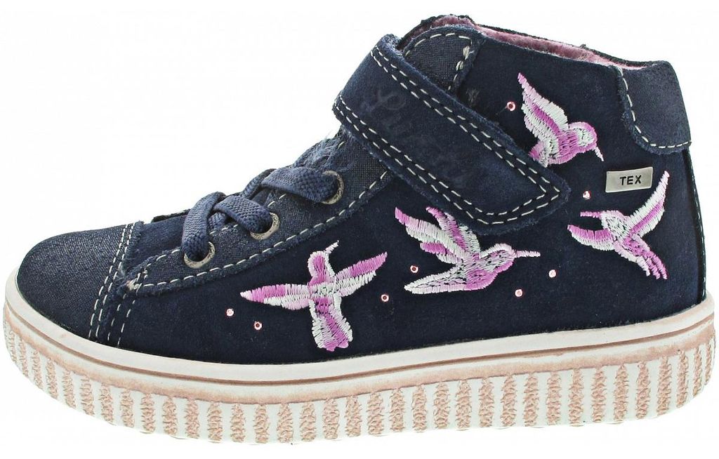 Lurchi Yenna-Tex Klettstiefel TEX blau in Gr. 24 Produktbild 