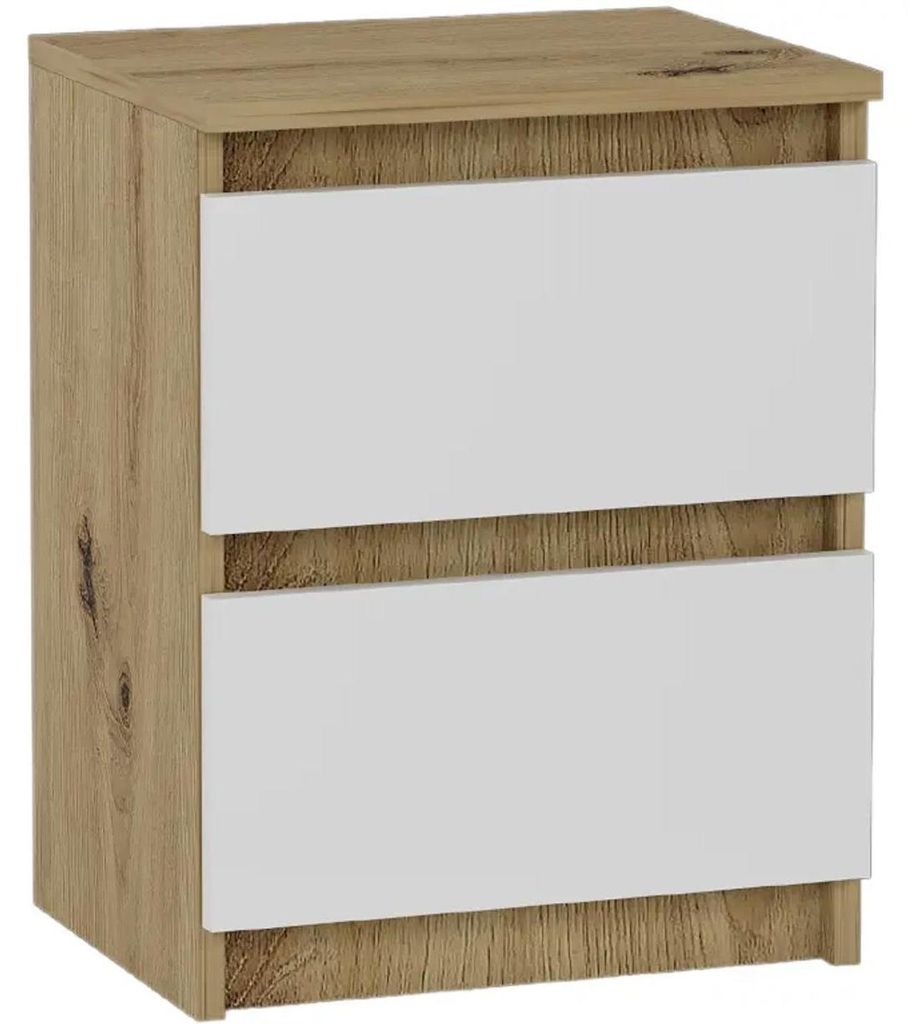Noční stolek 40 cm 2 zásuvky komoda stolek FRAMIRE R-2 Obrázek produktu 