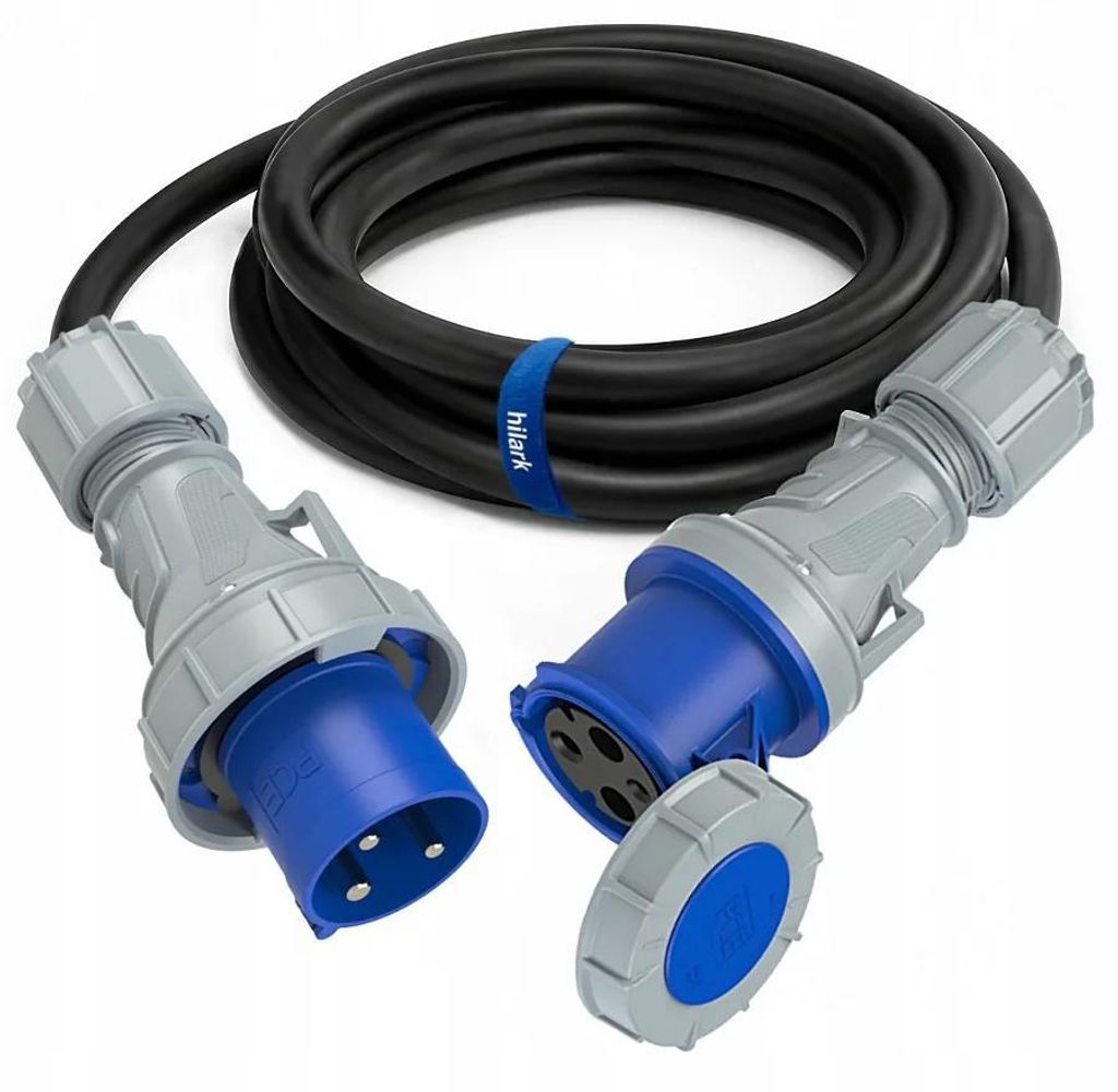 Rallonge industrielle 2m 63A IP67 H07RN-F 3×16 pour Image du produit 