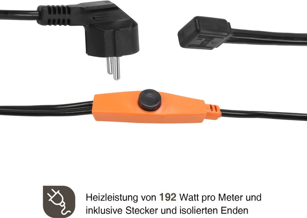 SWANEW Topný kabel ochrana proti mrazu topný kabel ochrana Obrázek produktu 2