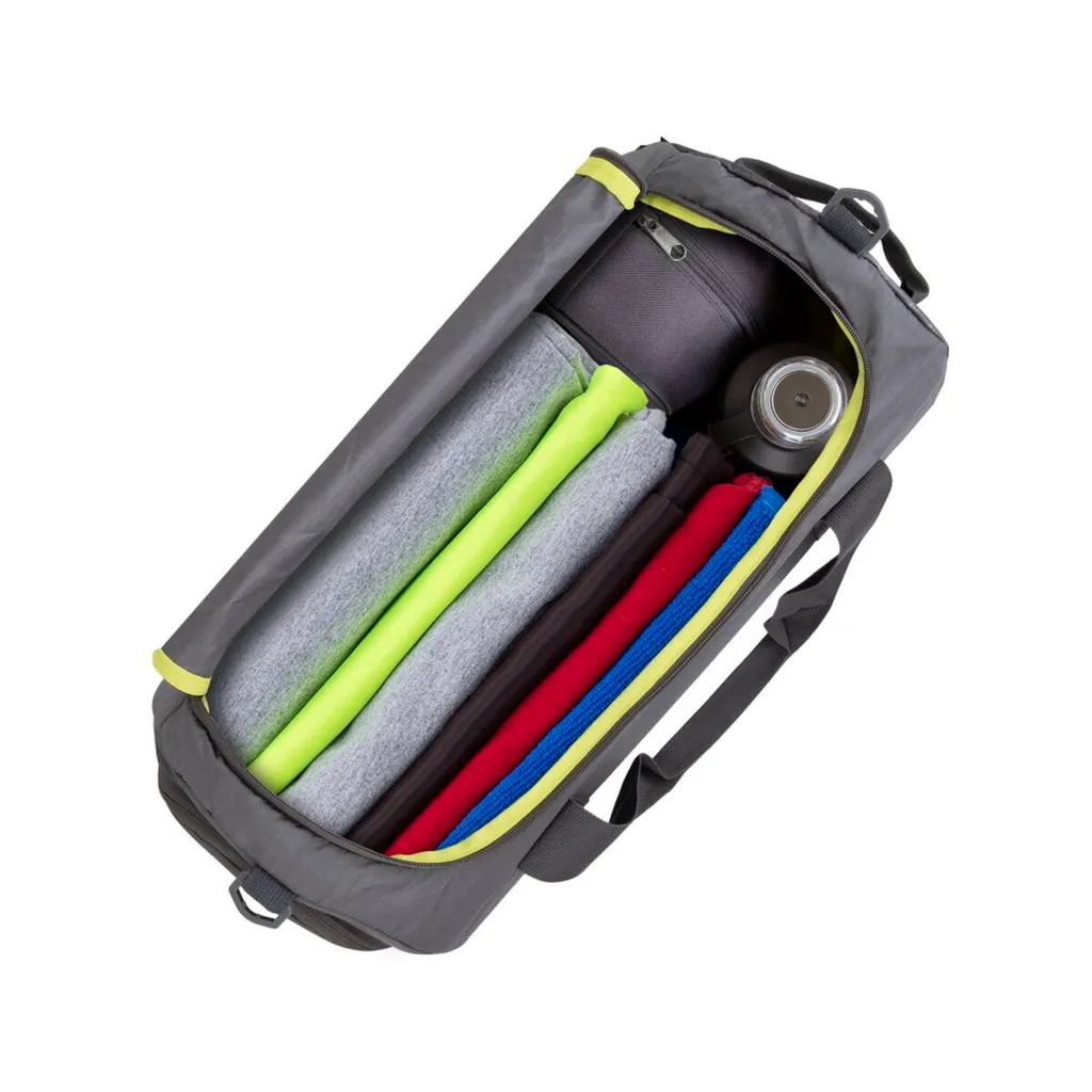 Borsa da Viaggio Rivacase 5542 Grigia 30L: Leggera e Salvaspazio - 9