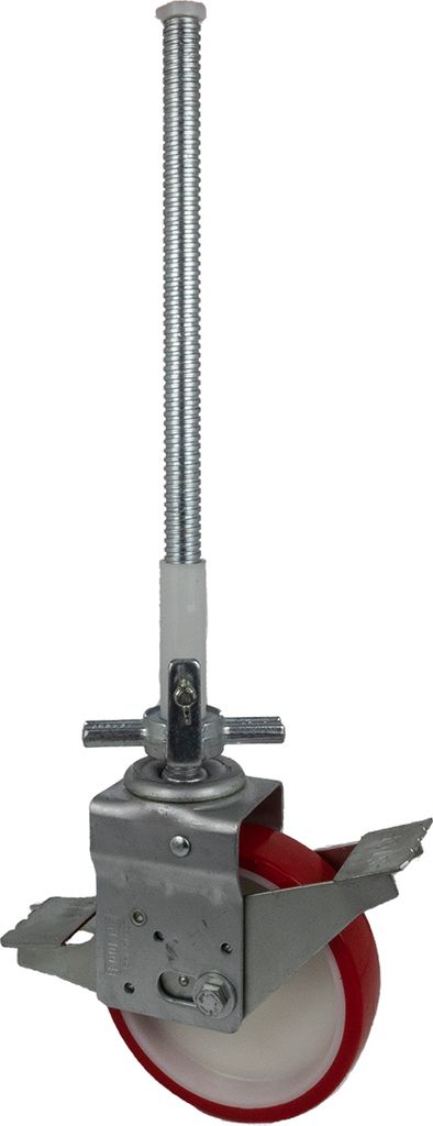 GeZu Impex® 4 x Gerüstrolle 500 mm, Ø 26 mm, Rolle 200 x 50 Produktbild 