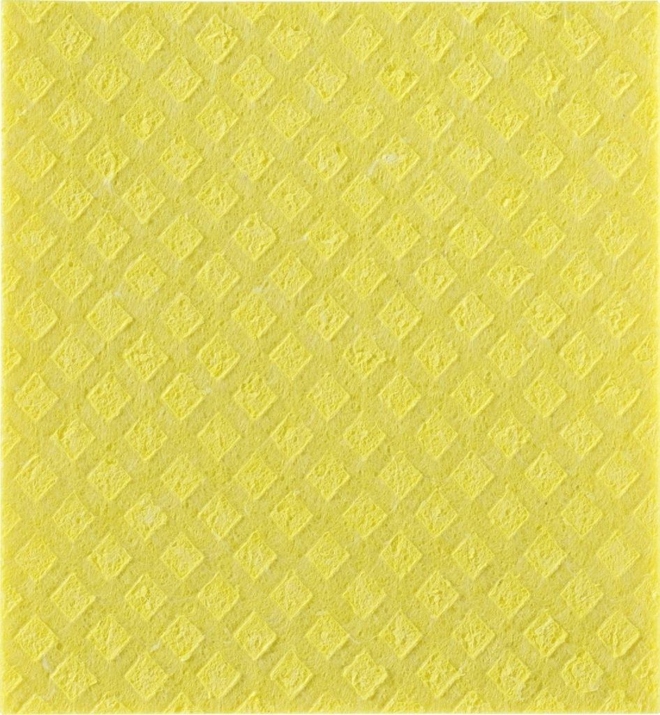 Schwammtuch Scolaflex 11x11cm gelb Packung mit 10 Stück