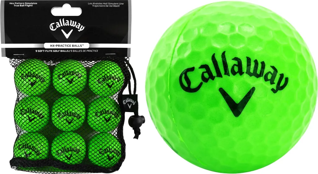 Balles de golf Callaway Soft Flight pour s'entraîner sans risque chez soi