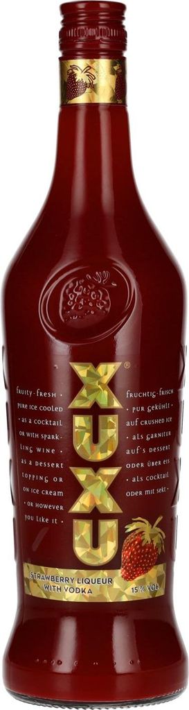 XUXU Strawberry Liqueur with Vodka 15% Vol. 0,7l Image du produit 