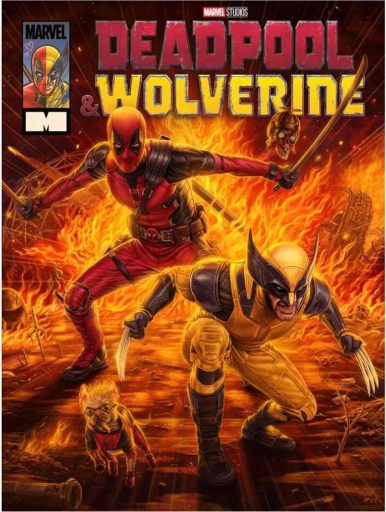 Analisi Tecnica Stampa Giclée Marvel Deadpool & Wolverine 46x61