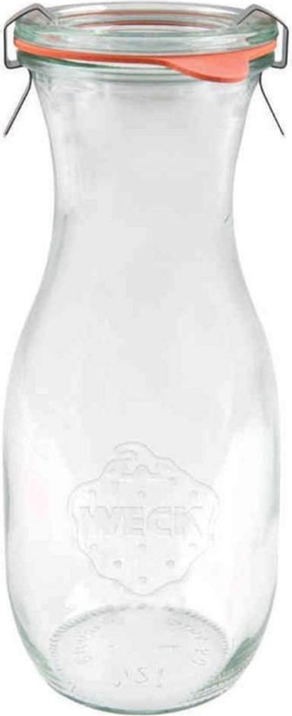 Weck Einkochflasche Saftflasche 1000 ml mit 60 mm Deckel Produktbild 