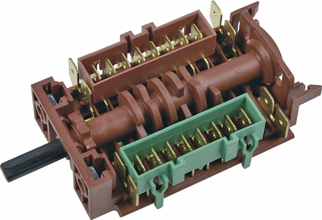 easyPART passend für 296331 gorenje Backofenschalter Wahlschalter Schalter Eurel SR111-005 Backofen Herd mit 6/4,6mmØ Normachse Steckzungen Schal...