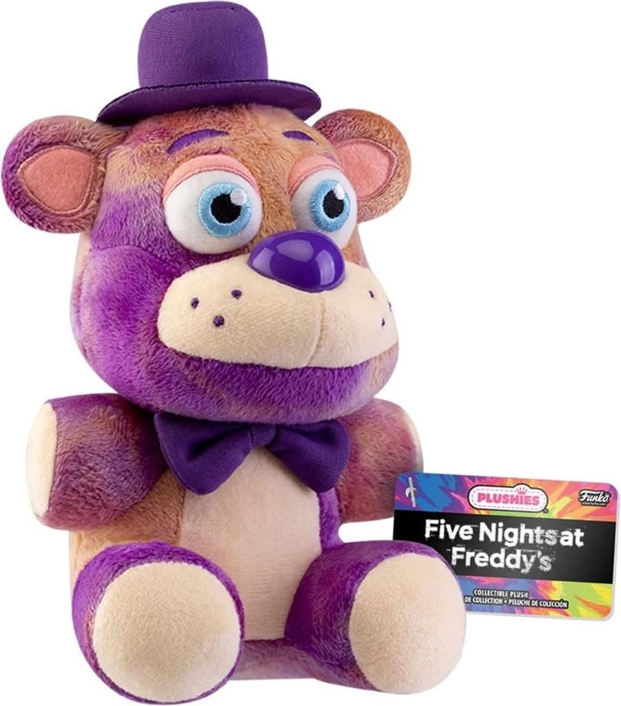 Funko Plush: Five Nights at Freddy's (FNAF) Tiedye - Freddy Fazbear - Freddy Fazbear - Plüschtier - Geschenkidee Zum Geburtstag - Offizielle Hande...