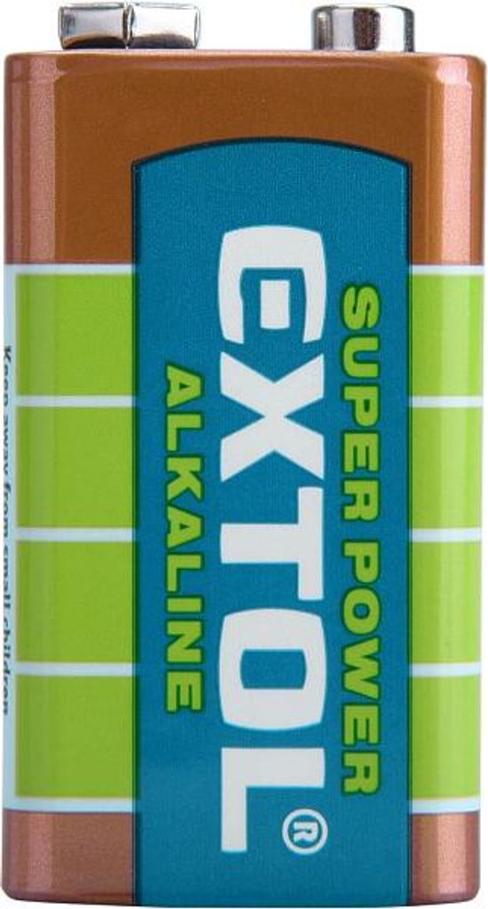 Baterie alkalické, 1ks, 9V (6LR61)