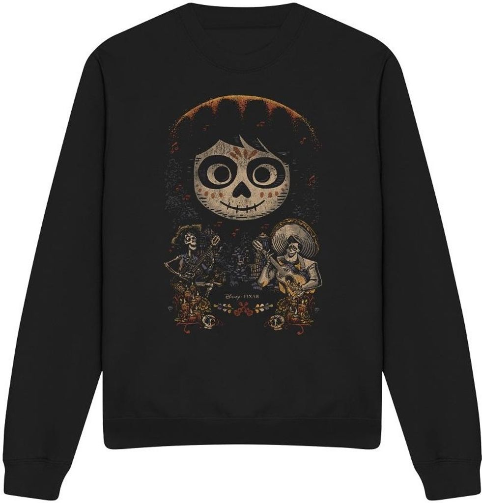 Coco - Sweatshirt für Herren/Damen Uni TV4225 (XXL) (Schwarz)