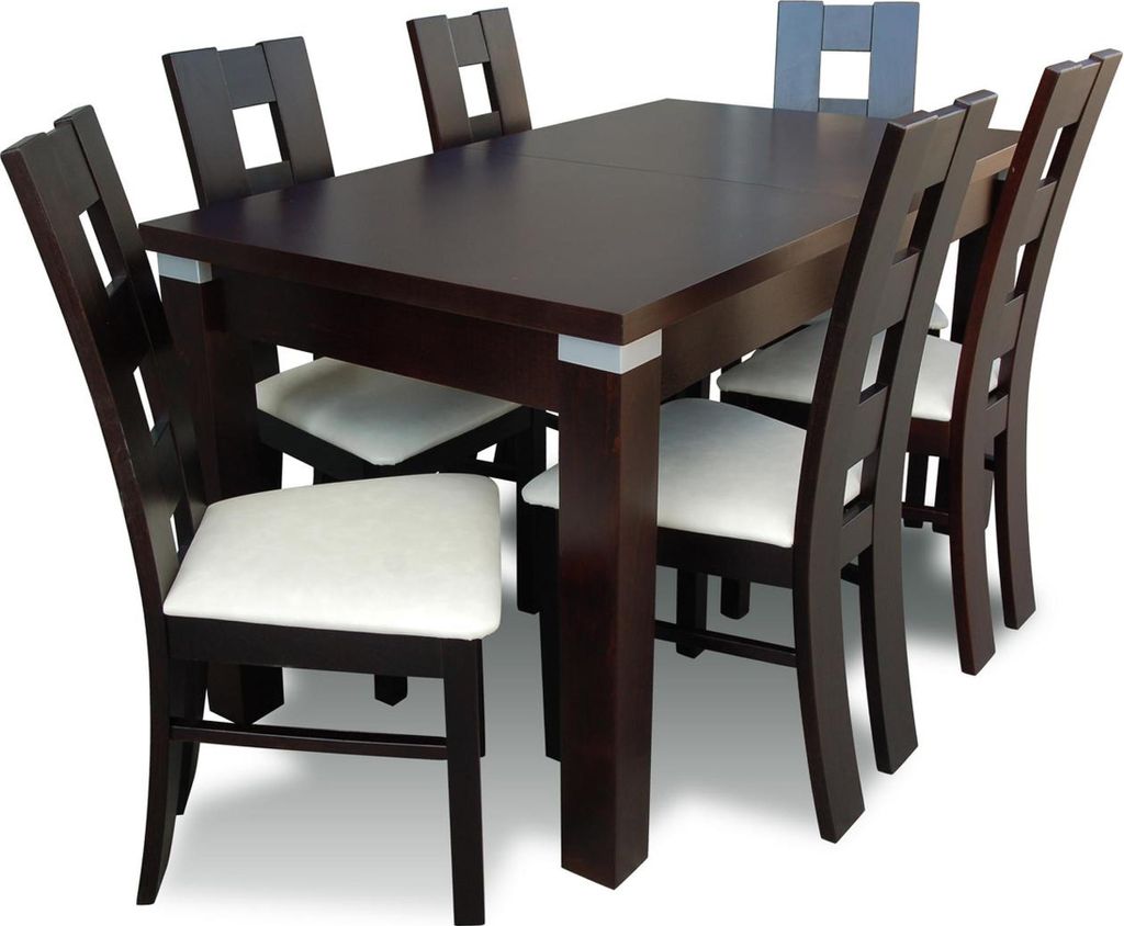 Essgarnitur Esstisch 6 x Stuhl Set Set Garnitur Tisch Essgruppe 7tlg. Tische Neu
