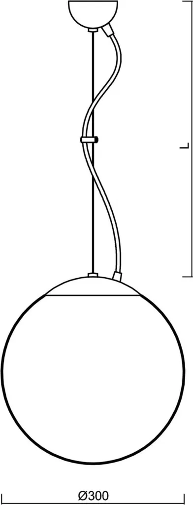 Suspension design pour salle à manger ADRIA L2 LED DALI 3000K - 4