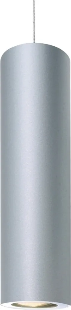 Luminaire intérieur suspension GU10 Barro argent en aluminium brossé