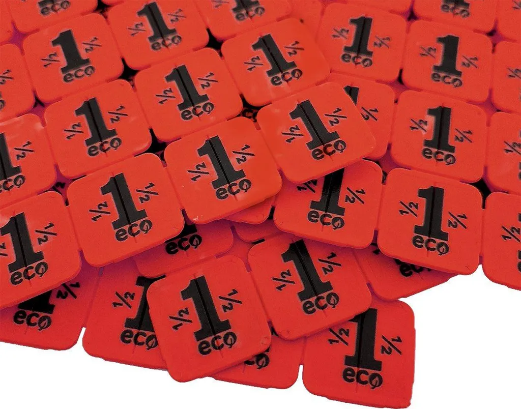 Jetons pour Buvette et Kermesse Compostables Rouges - CombiCraft 1000pcs
