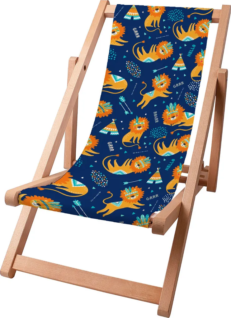 Sdraio in Legno Dreamroots Lions Roar - Design Bambini 130kg