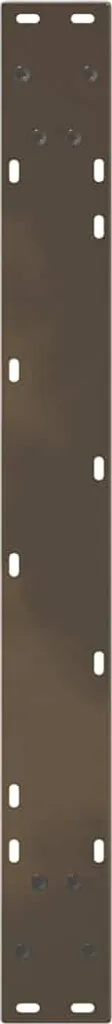 vidaXL Gambe del tavolo da pranzo a forma di V 2 pezzi in acciaio naturale 90x(72-73,3) cm acciaio - 6