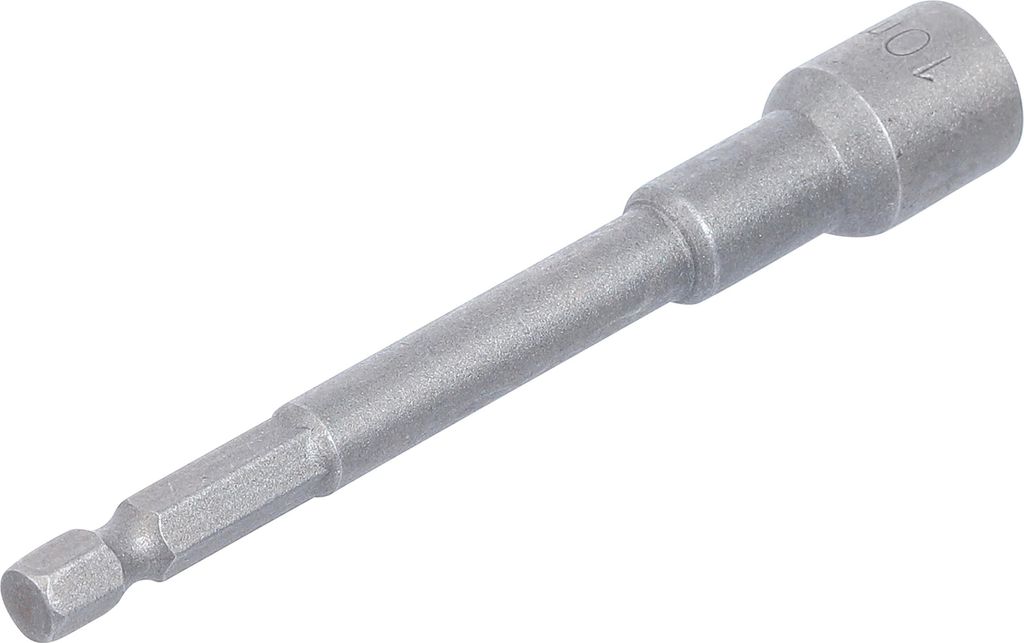 BGS Steckschlüssel-Einsatz Sechskant, extra lang, SW 10 mm Produktbild 