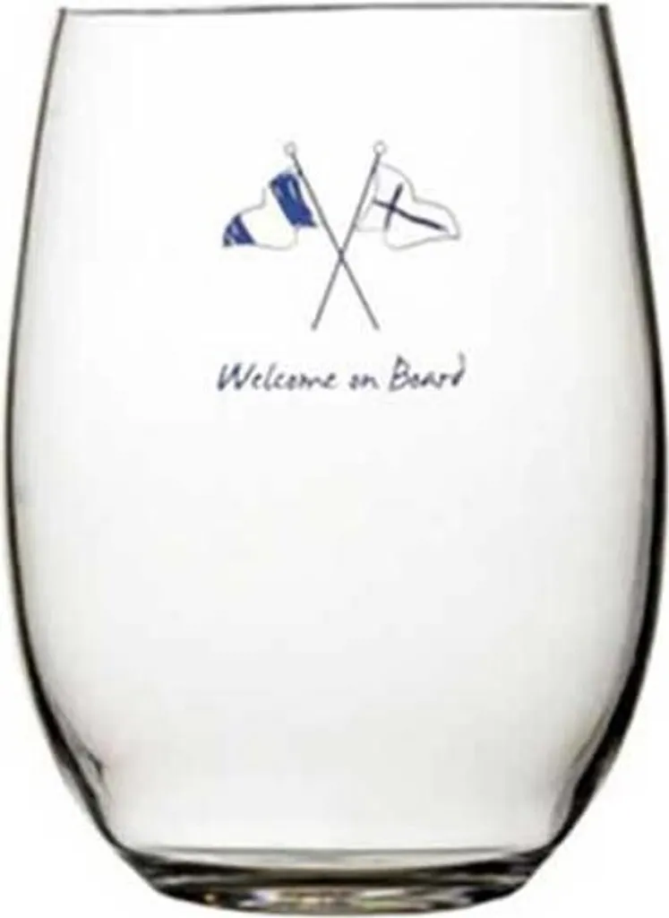 Set 6 Bicchieri Marine Business Welcome Aboard 590ml - Originali