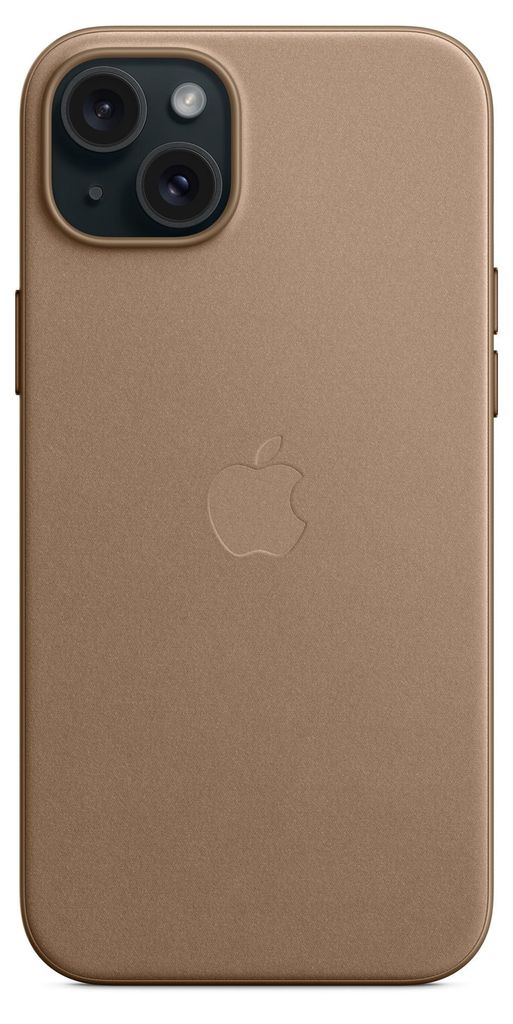 APPLE iPhone 15 Plus FineWoven hoesje met MagSafe Taupe Productafbeelding 