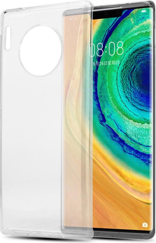 Cadorabo Hülle für Huawei MATE 30 PRO Schutz Hülle in Transparent Schutzhülle TPU Silikon Cover Etui Case