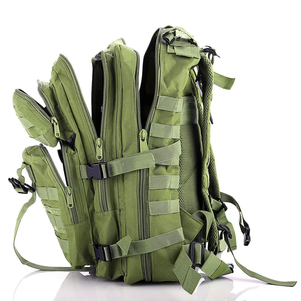 Sac à dos tactique 35L Vert Armée - Assault Pack Militaire avec Système MOLLE