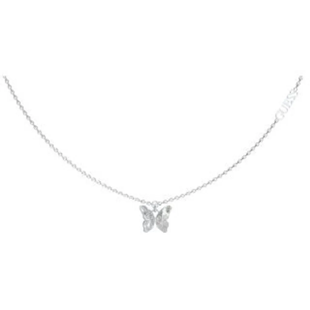 Idea Regalo: Collana Guess JUBN04107JWRH Farfalla Argento Pavé