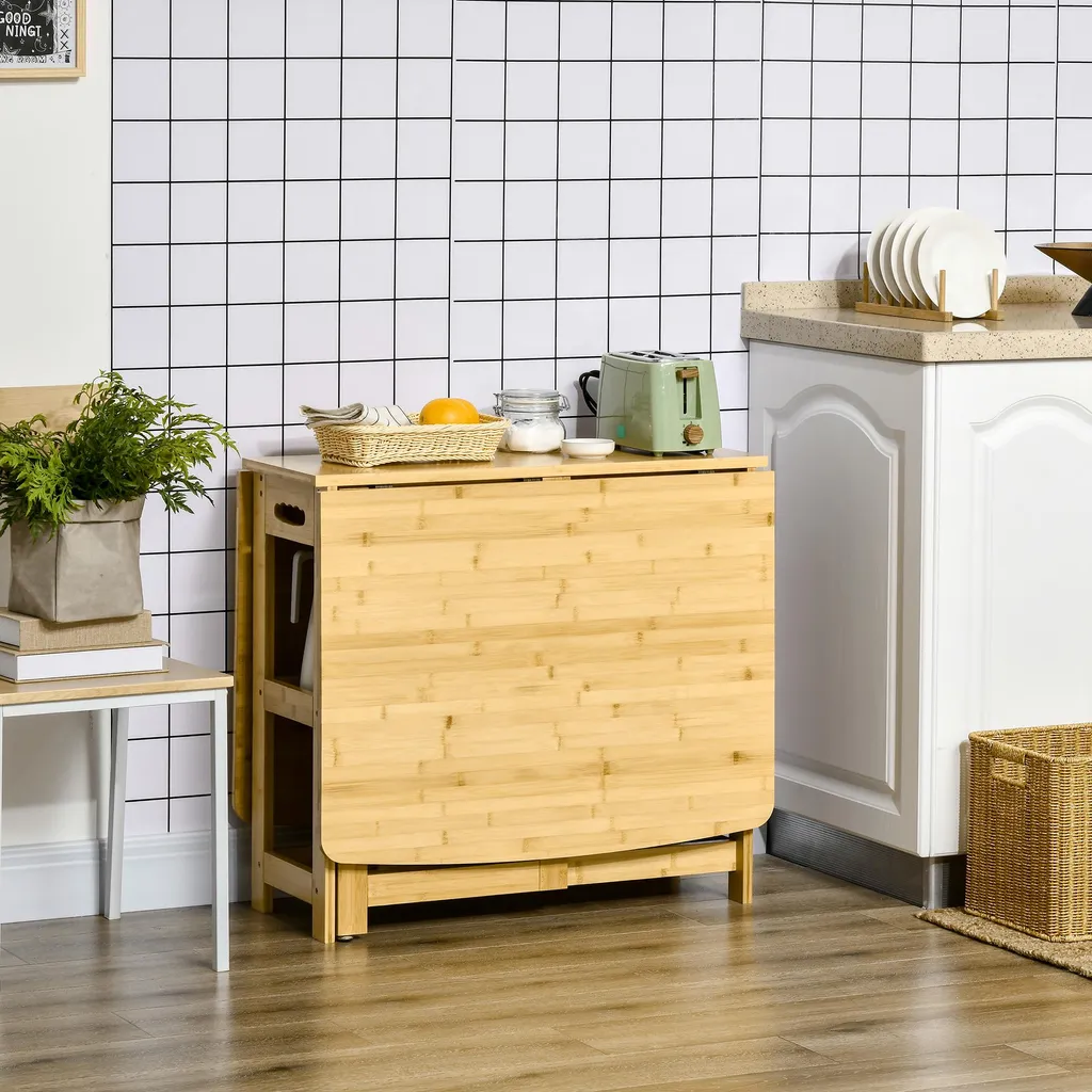 Table pliante idéale pour petits espaces et salle à manger modulable - 5