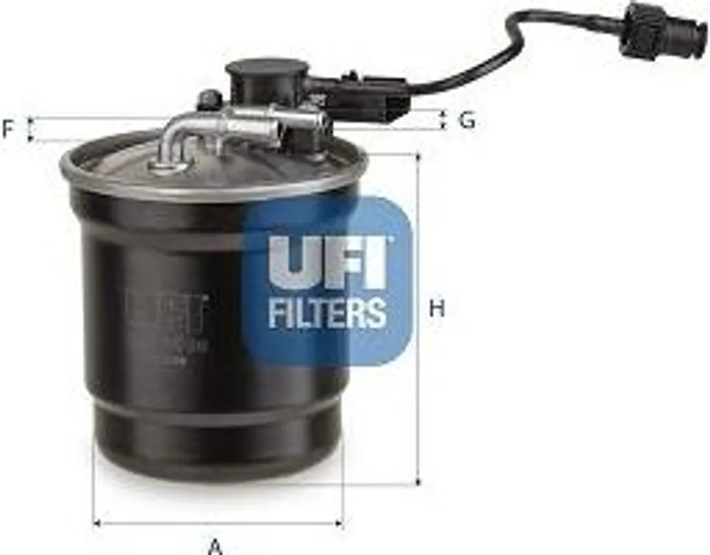 Filtre à carburant UFI évite l'encrassement moteur Focus et Kuga OE