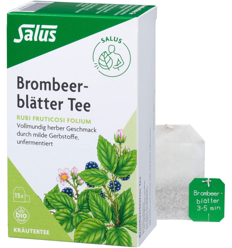 Salus Brombeerblätter, Kräutertee, nicht fermentiert, Rubi fruticosi folium 15 St