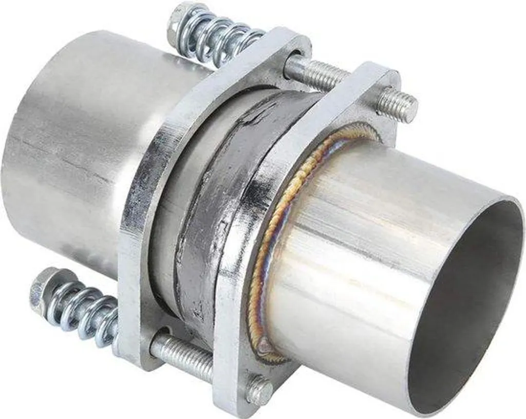Raccord d'Échappement Universel 76mm avec Bride de Serrage et Ressort