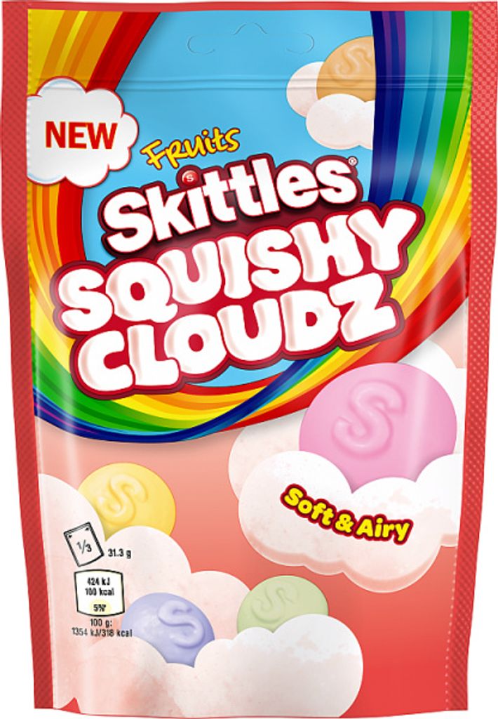 Skittles Squishy Cloudz Fruits (18 x 94g)