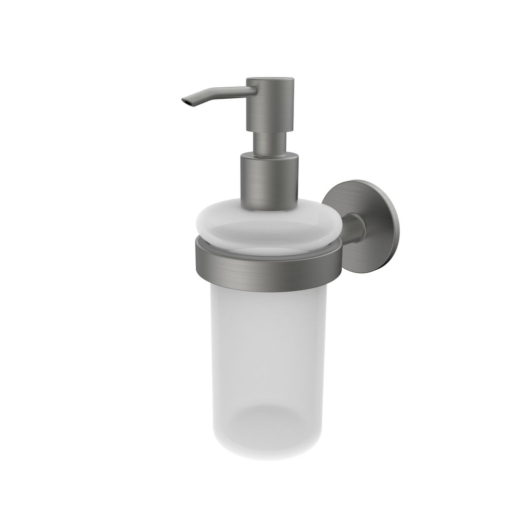 Lenz SIVO Seifenspender zur Wandmontage - Graphit- kleben oder bohren - 4208352
