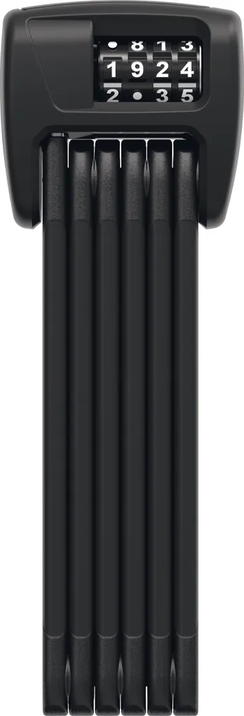 Antivol de Vélo Articulé Abus 6000C/90 - Protection Pliable Noire