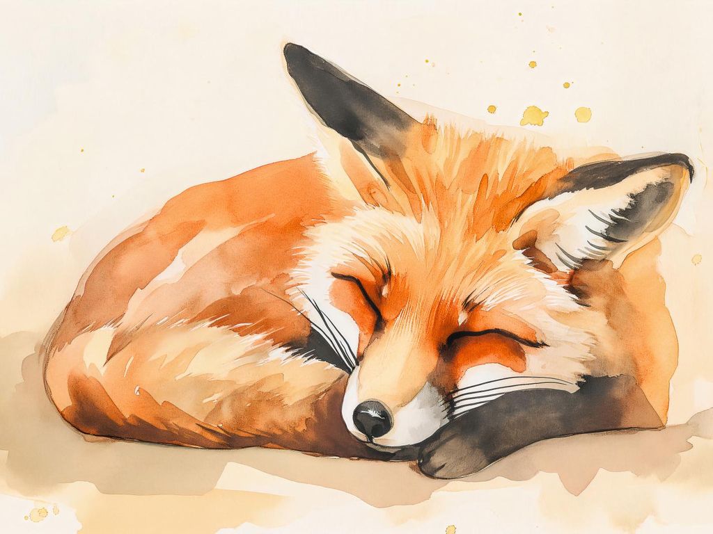 Plakat 40x30cm Aquarell Idylle