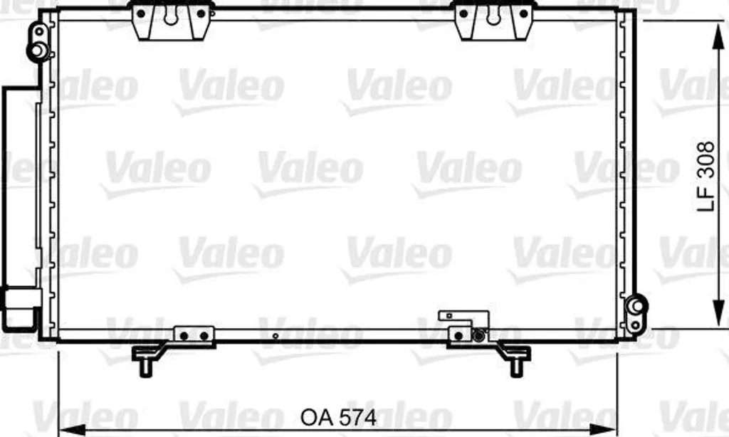 Condensateur de Climatisation Haute Performance Valeo 817803 Avensis