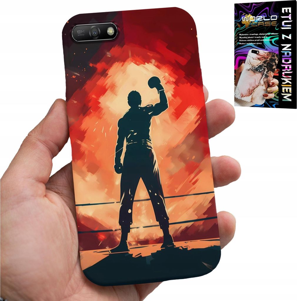 Etui Do Huawei Y6 2018 - Boks, Sporty Walki Wojownicy Mma Wzory