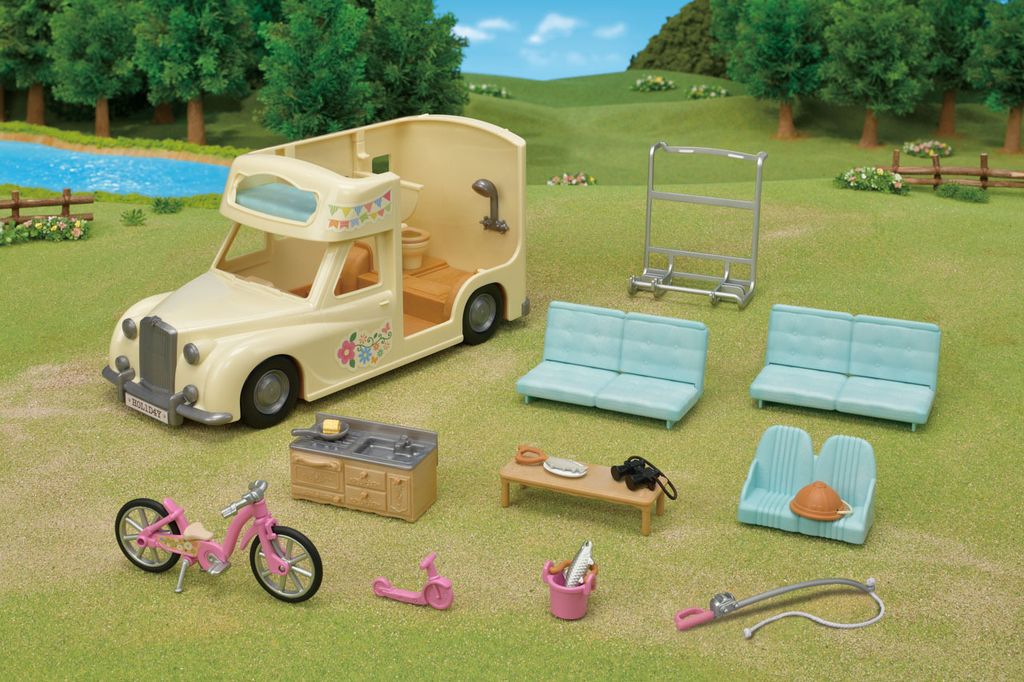 Sylvanian Families 5454 Camping-car - Kit de jeu maison de Image du produit 