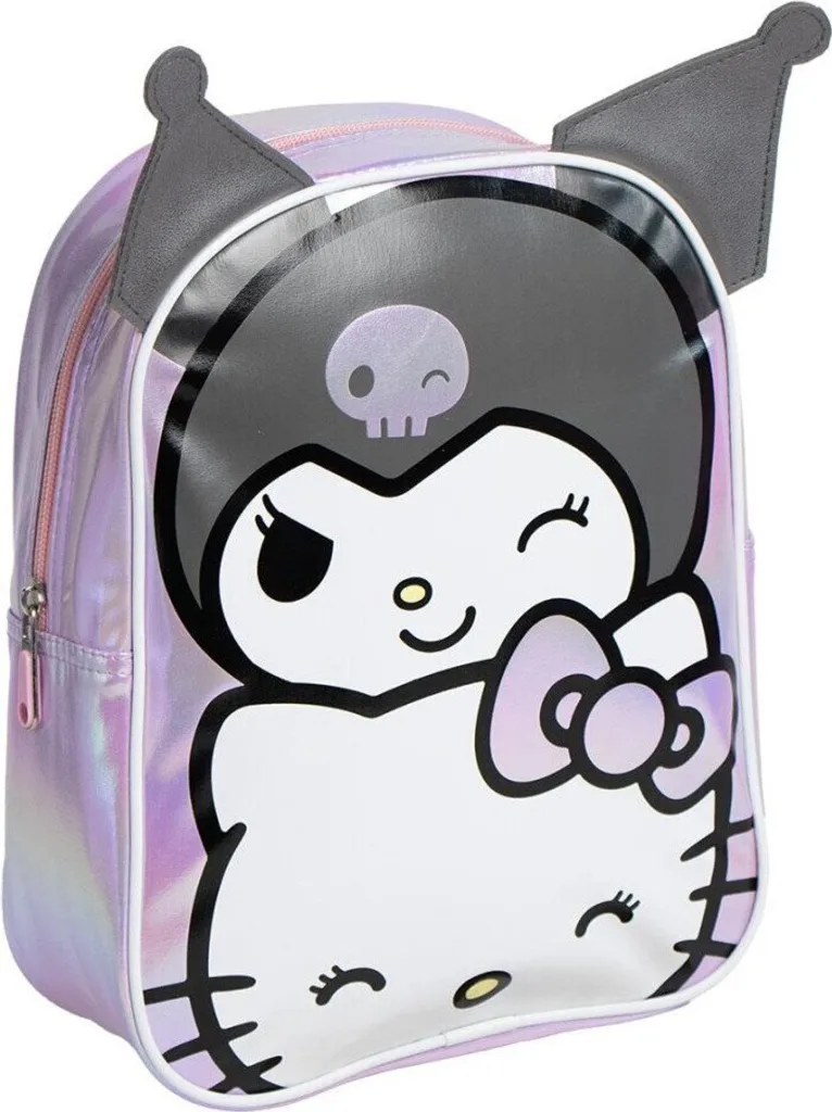 Zainetto Asilo Kuromi Hello Kitty Cerdà 27cm - Resistente e Lavabile